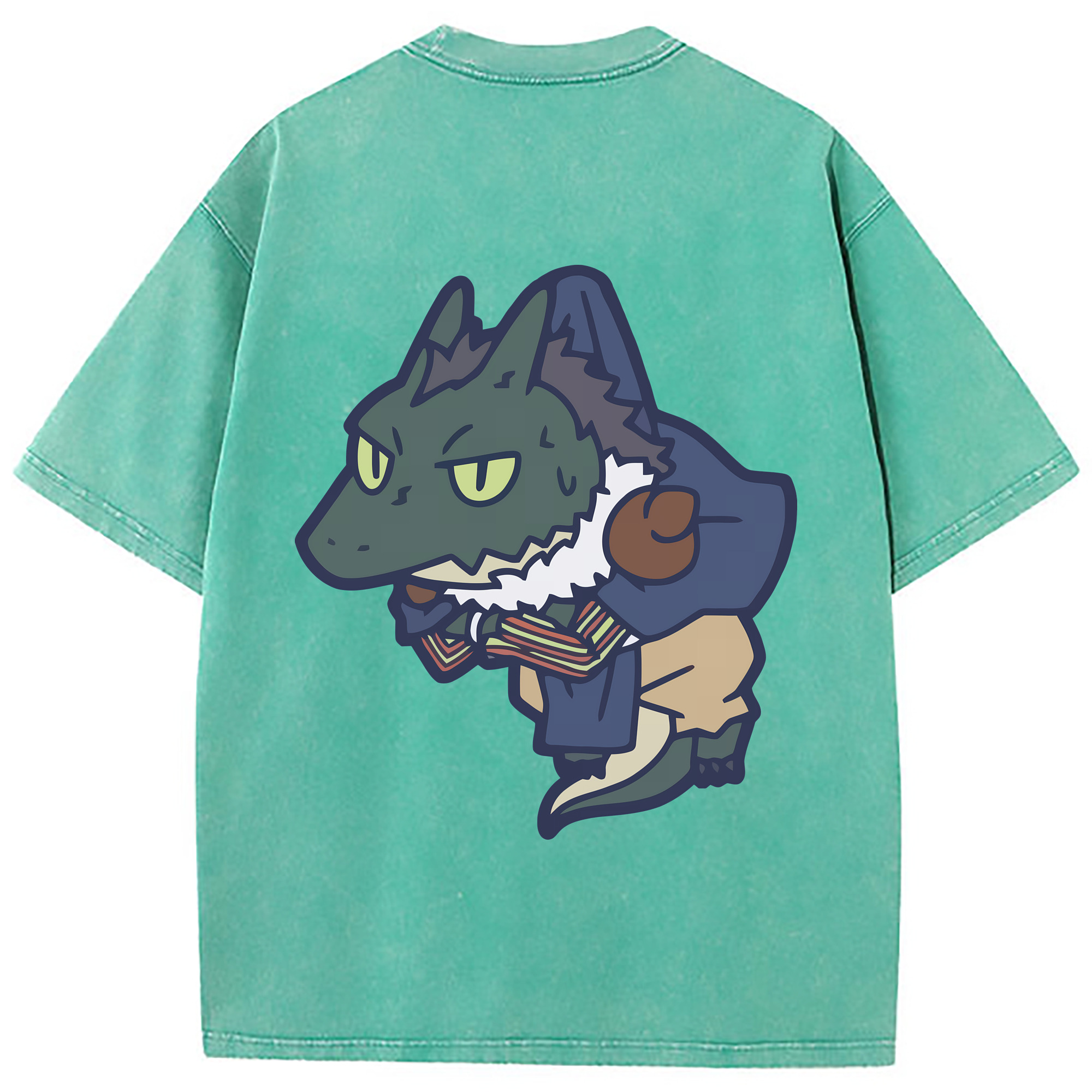 （画像用） 転スラ Regarding Reincarnated to Slime 綿100% ヴィンテージ風 半袖Tシャツ（背面プリント）